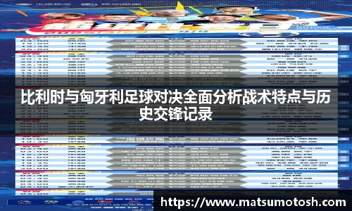 比利时与匈牙利足球对决全面分析战术特点与历史交锋记录